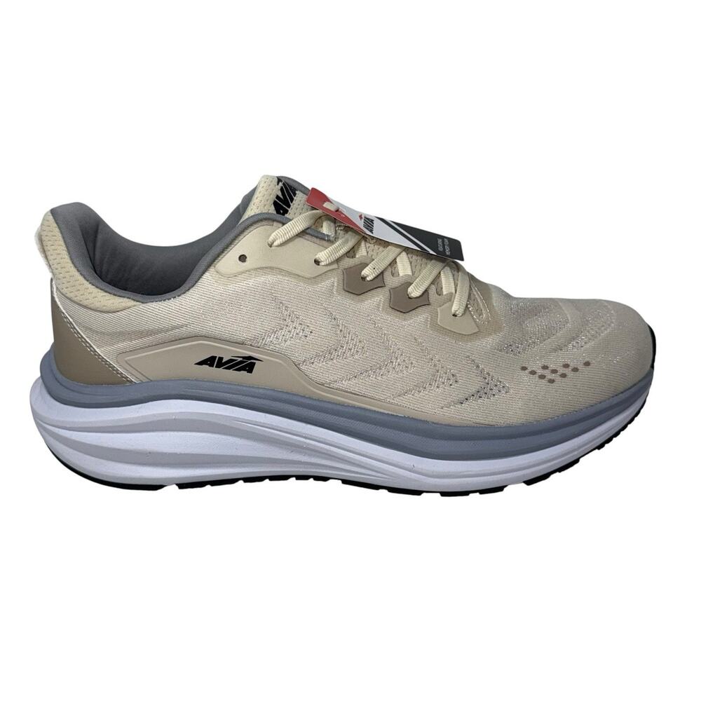 AVIA AVI MOVE LACE-UP SNEAKERS TRAINERS MEN'S SHOES Beige SZ/10
